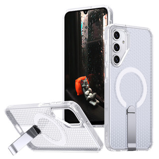 Ốp Điện Thoại Chân Đế Kim Loại Thẳng Đứng Cho Samsung Galaxy A56 A55 A36 A35 A26 A25 A16 A17 A15 A14 A06 A07 A05 A05S F17 F56 M56 4G 5G Vỏ Từ Tính