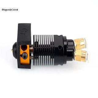 DIAPER & CORED 1 Mảnh Kim Loại Hai Màu Nóng Đùn Báo Chí Cho Máy IN 3D 2 TRONG 1 OUT Hotend Dualcolor Cho CR-10 Series Creality Ender 3 YTH