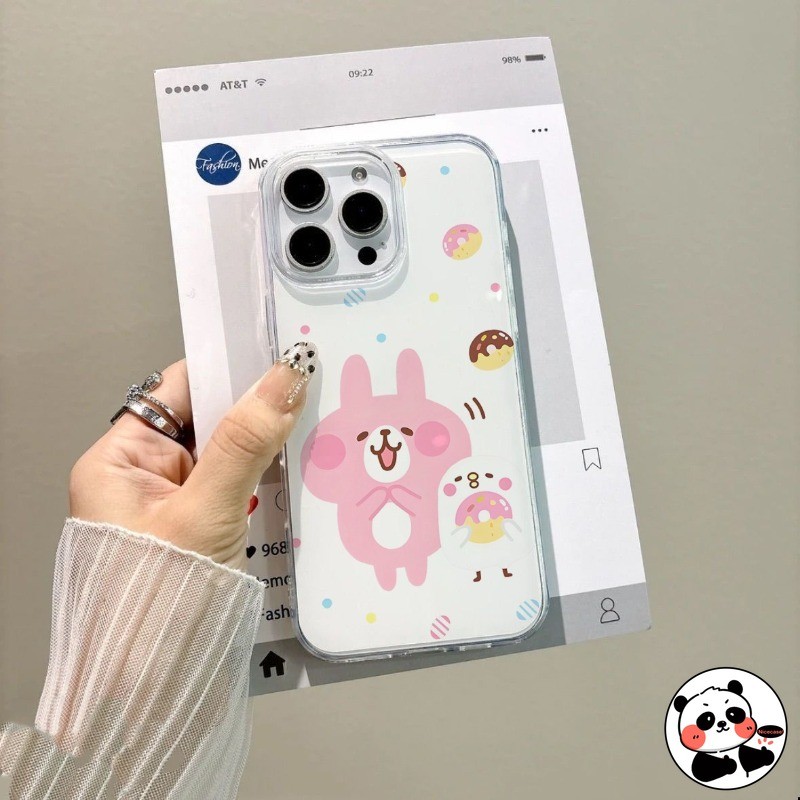 Ốp Điện Thoại Thỏ Dễ Thương Cho OPPO A76 A74 A73 A58 A58x A56 A56s A55 A55s, A54s A53 A53s A38 A36 A35 A33 A31 A32 4G 5G Vỏ Hoạt Hình Chick Ins Phong Cách IMD Vỏ