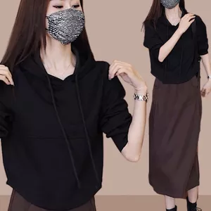 Áo hoodie thể thao dài tay mũ trùm đầu, dáng rộng phù hợp mọi body type, trendy mùa xuân