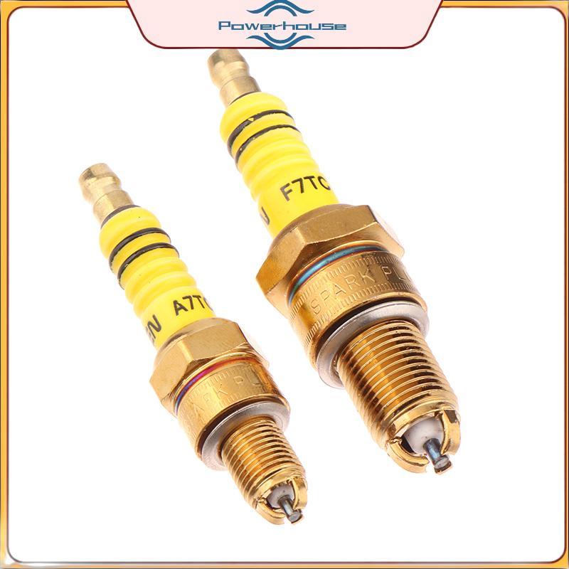 ĐIỆN 1 Cái Bugi 3 Điện Cực Ba A7TC D8TC Cho GY6 CG 50 70 110 125 150CC Xe Máy Atv Xe Tay Ga Bụi Bẩn Xe Đạp Go Kart.
