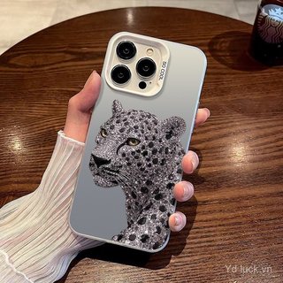 Ốp bảo vệ hợp thời trang sáng tạo hình động vật da báo Thích hợp cho iPhone 17promax 14 16plus 13 15plus 11pro 12 xs 14promax Vỏ điện thoại chống sốc
