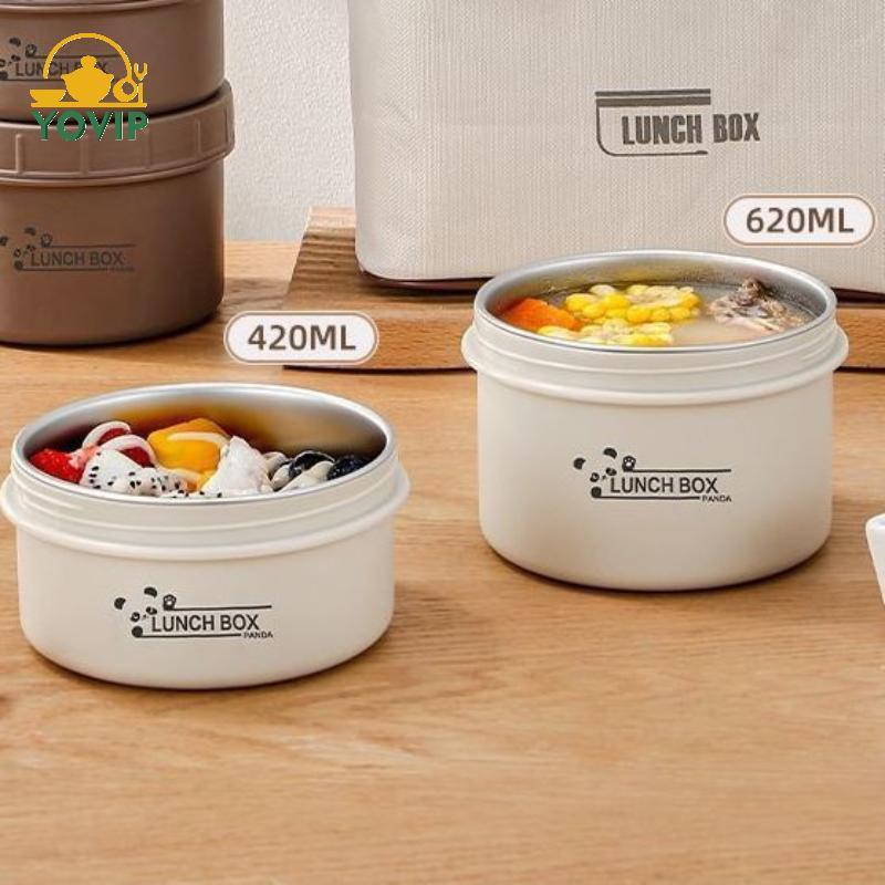 Hộp cơm trưa cách nhiệt YOVIP Staable dành cho người lớn và trẻ em có dấu giữ nhiệt cho bữa ăn khi di chuyển VN