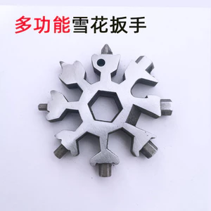Cờ lê bông tuyết đa chức năng edc Ổ cắm lục giác Đầu nối hình bát giác di động Máy cắt đa năng Nam Nhẹ