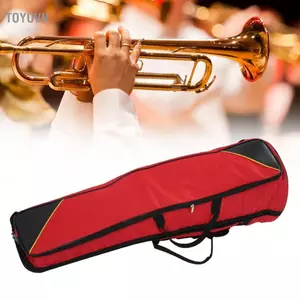 Toyuvn Túi Mingzhe Trombone Đệm mềm Tenor Gig Case Vải Oxford (Đỏ)