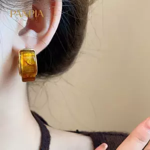 PNPIA- Bông Tai Acrylic Nhựa Kẹo Cho Mùa Hè Nhiều Màu Sắc Nhẹ Ngọt Ngào Trang Sức Thời Trang Cho Bé Gái Tiệc Hàng Ngày Thanh Niên