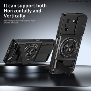 Vỏ cho Tecno pova 5 4G Ốp điện thoại xoay vòng từ tính cho Tecno pova 5 Pro 5G Armor Case Kickstand Back Case