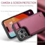 Ví đựng điện thoại cho iPhone 15, 14, 13, 12, 11 Pro Max, 6, 7, 8 Plus, X, XR, XS Max, SE 2020, nắp lật da cao cấp có giá đỡ và giá đỡ thẻ.