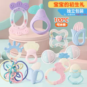 Chuông lục lạc cho bé sơ sinh 0-6 tháng Giáo dục cho bé Giáo dục sớm Tay cầm Huấn luyện viên nhai Đồ chơi