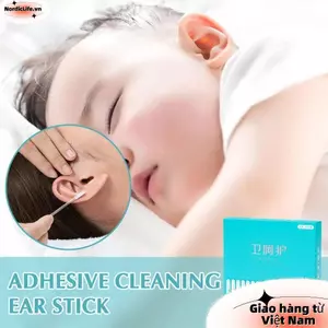 NORDICLLIFE 24 Cái / hộp Hộp Náy tai dùng một lần, Chất tẩy rửa tai bằng silicon dính ráy tai, Dụng cụ loại bỏ sáp tai dính nhỏ / lớn bền bỉ dành cho người lớn tuổi Trẻ em trưởng thành