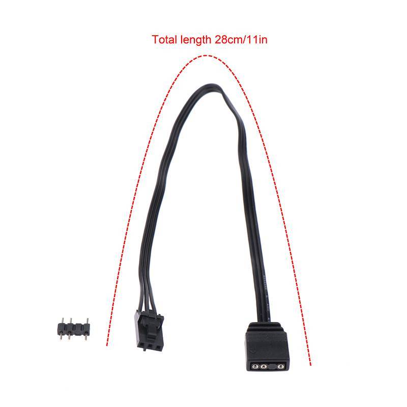 Cáp chuyển đổi JCSYFAC cho Corsair RGB sang tiêu chuẩn ARGB 4Pin 3Pin Đầu nối bộ chuyển đổi tàu cướp biển Bộ điều khiển Bộ chuyển đổi dòng QL LL120 ICUE Mới