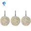 Móc treo rèm tắm phong cách Boho Thiết kế nút thắt, Bộ nhẫn trang trí nhà 12 chiếc cho phòng tắm, móc treo rèm