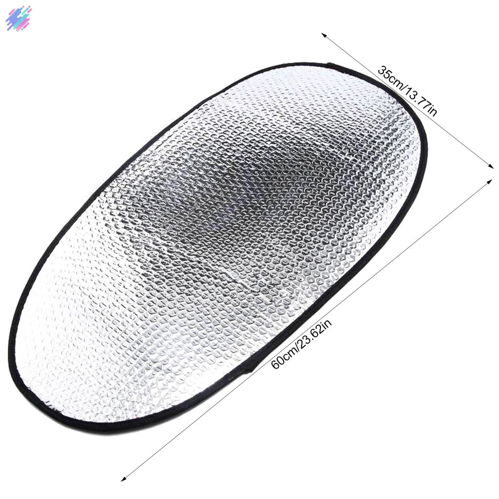 Vỏ bọc màng nhôm Miếng đệm ghế xe máy Kem chống nắng bong bóng và Vỏ bọc ghế khô nhanh cho nam giới Xe đạp điện