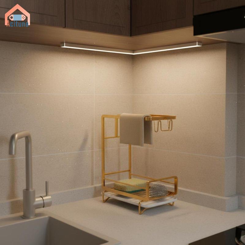 Bồn Rửa Nhà Bếp Giá Sắp Xếp Thiết Kế Thoát Nước Bọt Biển Giá Đỡ Có Khăn Ăn Nhà Bếp Bồn Rửa Nhà Tổ Chức Cho Nhà Vệ Sinh