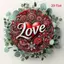 HELLOYOUNG Trang trí nghệ thuật treo tường bằng kim loại cho phòng khách, Trang trí tròn mộc mạc, Quà tặng Valentine khách sạn tại nhà