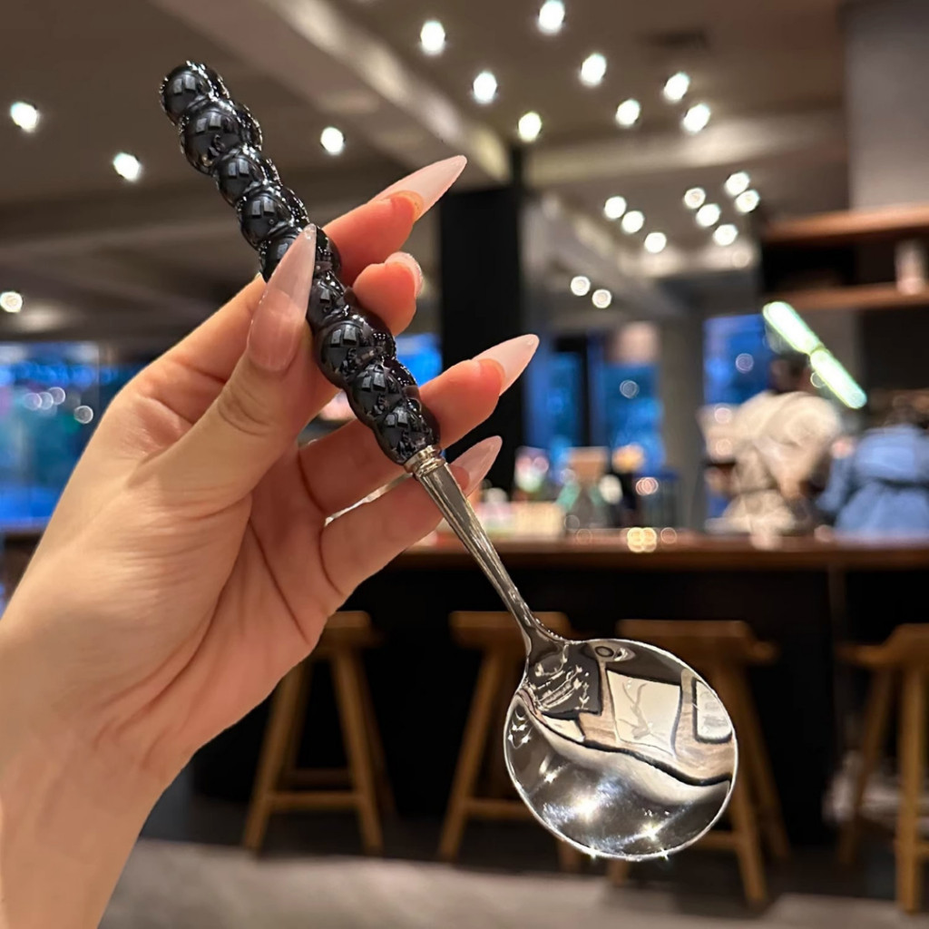 Thìa Ăn Cao Cấp Inox Thiết Kế Ngọc Trai Sang Trọng, Vệ Sinh Nhanh Gọn