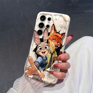 Ốp lưng Judy Nick Couples Zootopia 2 cho Samsung Galaxy S26 S25 S24 S23 S22 S21 S20 FE ULTRA PLUS A72 A73 A54 A56 A32 A33 A34 A12 A13 A14 A15 A16 A17 A07 A05 A04E A04 Cover NYK