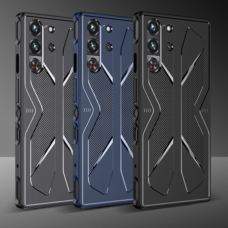 Dành cho ZTE nubia Red Magic 10 Pro 10s Pro + Vỏ chống sốc siêu mỏng TPU mềm chống vân tay Vỏ chơi game chống mài mòn