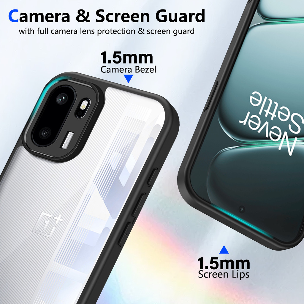 Ốp lưng OnePlus Ace 6 5G Vỏ 6,83 inch Vỏ trong suốt mờ thời trang cho OnePlus Ace 6 5G Vỏ điện thoại
