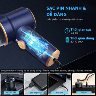 Với Máy Hút Đại Cầm Tay Vệ Thổi Ô Tiện Cửa Mini Lợi Không Kế Dây Hiện Bụi Nhà Thiết Tô Sinh đa năng giảm giá