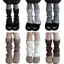 Nơ Chân Tất JKDESIGN - Dệt Kim Co Giãncao, Phong Cách Gothic Kawaii Ngọt Ngào cho Mùa Thu Đông