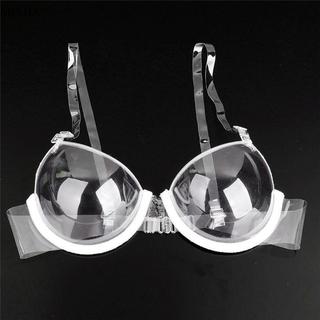 Misa Thời Trang Trong Suốt Đẩy Lên Dây Đeo Áo Ngực Vô Hình Áo Ngực Nữ Underwire Mới