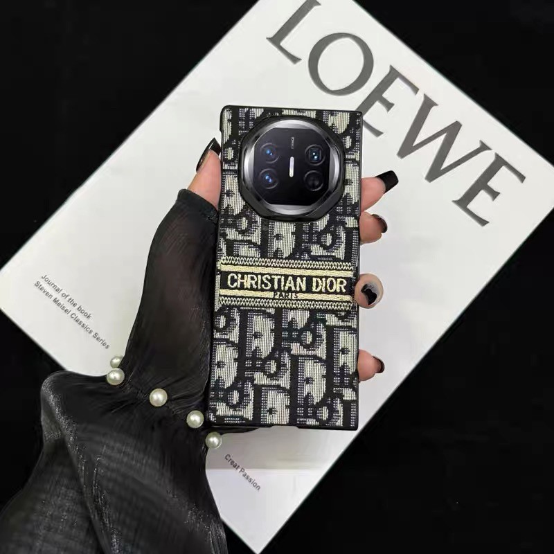 Ốp Lưng Cho Huawei MATE X3 X5 X6 X7 Retro Độc Đáo Thêu Thủ Công Gấp Mặt Sau Vỏ Điện Thoại Cho Huawei MATE X7 Vỏ Điện Thoại Di Động