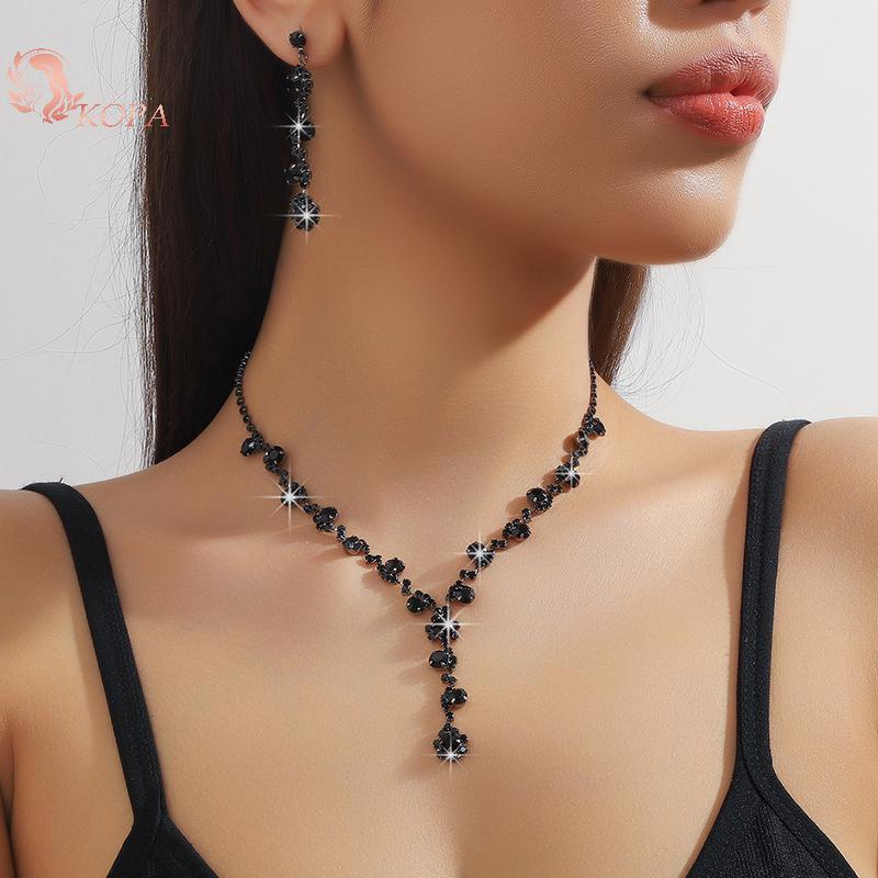 Bộ trang sức hướng dương KOPA gồm vòng cổ, bông tai và vòng tay