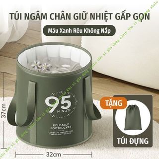 Túi Ngâm Chân Giữ Nhiệt 5 Lớp, Xô Ngâm Chân Gấp Gọn Giữ Ấm Lâu, Túi Ngâm Chân Thư Giãn Tại Nhà – Kho Sỉ Gia Dụng Alulu
