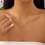 Vòng tay mắt ác Mặt dây chuyền màu xanh Nhựa hợp kim cho nữ Quà tặng