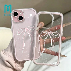 Ốp lưng iPhone Cây cung cho iPhone 16 15 14 13 12 11 Pro ProMax Plus Ốp lưng silicon TPU mềm