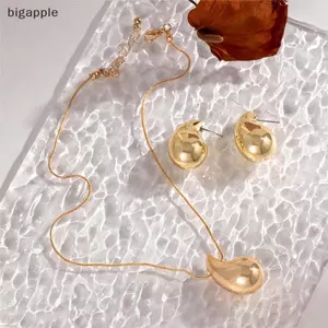 Bigapple Vintage Giọt Nước Bộ Trang Sức Bông Tai Ren Nữ Quà Tặng (3 Cái) RDG