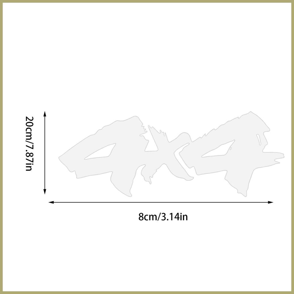 4x4 Decal Xe Ô Tô Chống Nắng Chống Thấm Nước Sáng Tạo Dán Xe Hơi Đa Năng Độc Đáo Đề Can Off Road Cho Xe Tay Ga Bảng Điều Khiển Abredvn