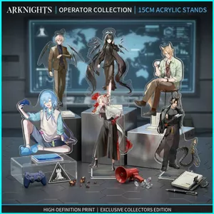 HK1 Arknights Tấm Đứng Amiya Acrylic Tấm Đứng Ký Anime Để Bàn Trang Trí Trang Trí KH1