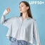 Tấm chắn UV Nữ Loose Cape Áo khoác ngoài Thiết kế khối chống nắng thoáng khí cho bãi biển ngoài trời Mùa hè Đi chơi hàng ngày
