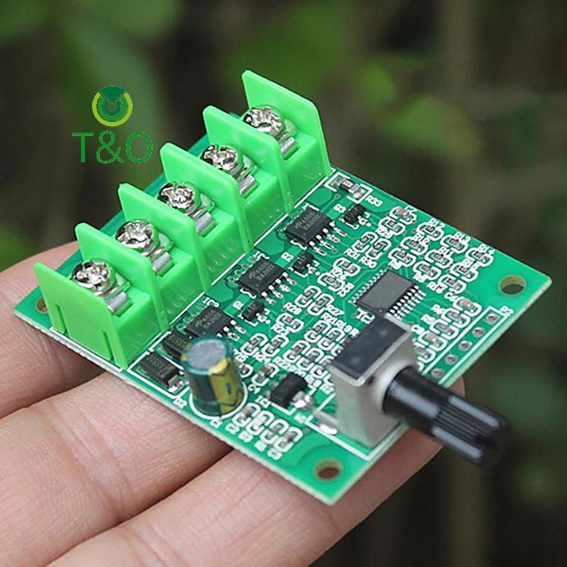 [T & O-t] Bảng điều khiển động cơ không chổi than DC 6-24V Bảng điều khiển tốc độ Mô-đun bảo vệ bộ điều khiển động cơ cho động cơ ổ cứng [mới]