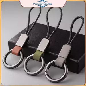 POWER Móc chìa khóa chính hãng dây cotton, kim loại, dành cho nam nữ xe ô tô, tặng hợp thời trang