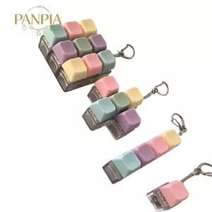 PNPIA - Bàn Phím Cơ Fidget 1/4/5/9 Phím, Kiểm Tra Trục, Keycap, Móc Khóa, Đồ Chơi Ngón Tay