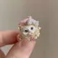 Vòng đầu dễ thương DARON, Vòng đầu chó bằng kim cương giả có thể điều chỉnh, Vòng động vật hoạt hình bằng kim loại phóng đại dành cho những người yêu thích chó mèo