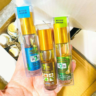 Dầu Lăn Green Seven Water Balm 8ml – Bộ 4 Dầu Thảo Dược Tinh Chất Thơm gồm 4 phiên bản