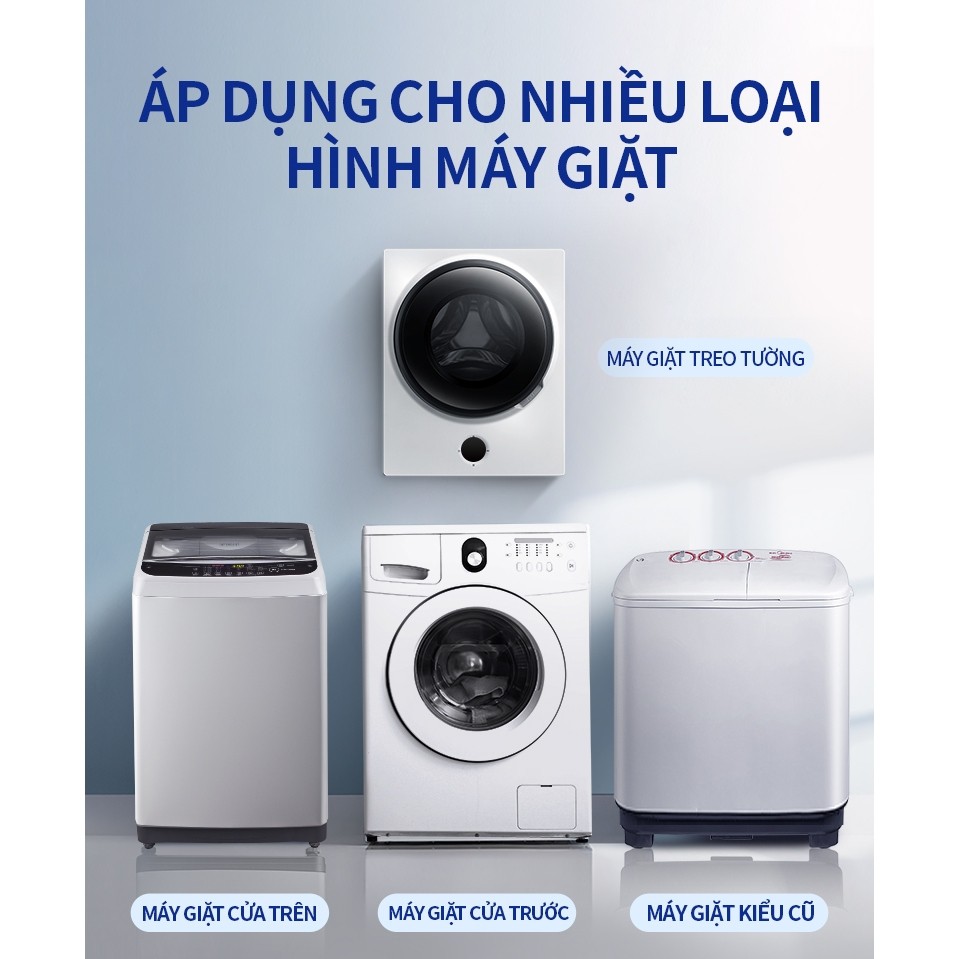 Bột làm sạch lồng máy giặt hoạt tính oxy bảo vệ máy Bảo trì máy giặt định kỳ,Khử mùi hôi, diệt khuẩn