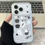 Ốp lưng iPhone 15 họa tiết đồ vật đen trắng tối giản cao cấp không lỗi mốt