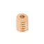JCSYFAC 1: 87 Modulus 0.2 15T Micro Brass Turbine Worm Tĩnh Thay Đổi Lỗ Bánh Răng Đường Kính 0.8mm / 1mm Giảm Bánh Răng Trục Kết Nối Mới