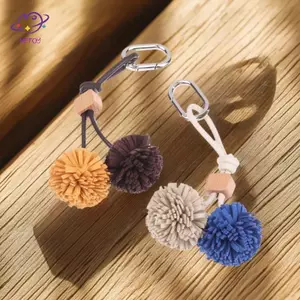 HFTOY Hoa sel Túi Bóng Quyến Rũ Móc Khóa Da Mặt Dây Chuyền Thời Trang Sang Trọng Đơn Giản Phù Hợp Với Túi Phụ Kiện Trang Trí ~