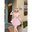 ĐẦM XÔ THÊU HOA NHÍ NHÚN CỘT NƠ XOÈ BYJOLIE p394