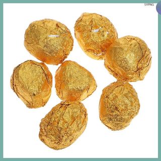 200 Chiếc Giấy Gói Socola Màu Vàng Kẹo Nhôm 15.00X15.00X0.10CM shaoyiping
