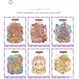 Bộ sticker 3D tạo cảnh mini 40 miếng – 13 chủ đề, hình khối nổi, chất liệu cao cấp – Trẻ em DIY dán sáng tạo