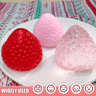 Khổng Lồ Dâu Squishy Đồ Chơi Kích Thước Cực Lớn Dâu Fidget Đồ Chơi Tăng Chậm Hình Dạng Bóng Thông Hơi Cho Người Lớn Bạn Bè Quà Tặng