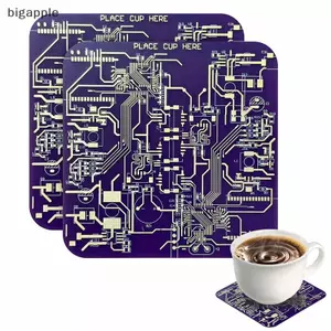 Bigapple Sáng Tạo PCB Bảng Mạch Coaster Cá Tính Drinkware Thanh Trang Trí Bàn Phụ Kiện RDG