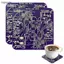 Bigapple Sáng Tạo PCB Bảng Mạch Coaster Cá Tính Drinkware Thanh Trang Trí Bàn Phụ Kiện RDG